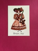 DANUTA IMIELSKA-GEBETHNER - POCZTÓWKA - „WIELKANOC” - 1969 rok