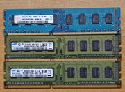 2x Pamięć RAM Samsung DDR3 2GB PC3-10600U + Hynix 2GB PC3-10600U