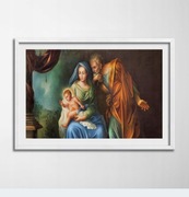 Obraz ramka mdf Jezus Święta Rodzina 100x70 cm