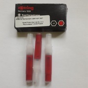 Naboje kapilarne czerwone do rapidografów Rotring S025710