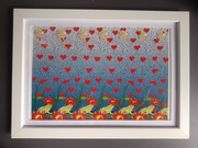 Stereogram, obrazek 3D, magiczne oko w ramce 33x24cm  