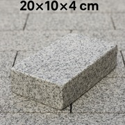 Puzzle granitowe płomieniowane 20x10x4 cm – ponad 20 m², 260 zł/m²