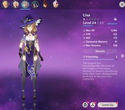 Genshin Impact EU 18 lvl adventure 6 postaci