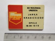Wpinka FSZMP 60 Rocznica Janka Krasickiego Opole 1979