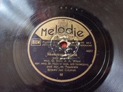 płyta szelakowa polska Melodje skończona pieśń Ciżyński walc ang Hallo Benn