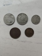 Zestaw monet kopiejki ZSRR