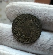 3 krajcary Leopol I, 1668 Wrocław, piękna