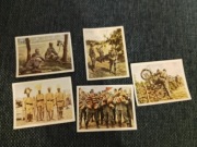 stare karty kolekcjonerskie obrazki żołnierzy likwidacja kolekcji