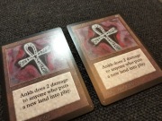 Magic the Gathering Ankh of Mishra proxy x2