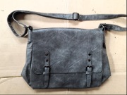 Przepiękna Uniwersalna Wielofunkcyjna Torba-Listonoszka Skórzana-Vintage !