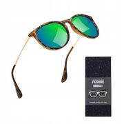 Okulary przeciwsłoneczne polaryzacyjne damskie UV400 Kolor Lampart