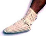 Poduszki rehabilitacyjna z gorczycy na stopę - skarpeta mała