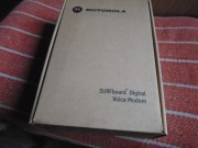 Pudełko Motorola Surfboard płyta kabel