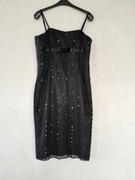 Zjawiskowa sukienka na ramiączkach, midi, L