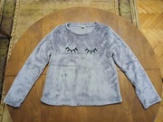 Bluza dla dziewczynki | szara | r. M