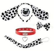 Strój przebranie kostium dziewczęcy chłopięcy pies dalmatyńczyk uniwersalny