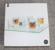 Sagaform zestaw kieliszków z planszą kółko i krzyżyk