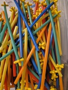 Słomki klocki konstrukcyjne 800szt