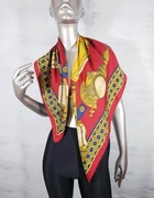 HERMÈS PARIS - FEUX DE ROUTE - CHUSTA JEDWABNA UNIKAT 