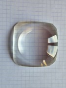 3. Matówka przezroczysta płasko-wypukła 54 x 54 mm