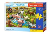 puzzle 70 el. Życie na farmie Castorland B-070060 + Gratis