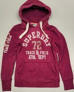 Wr) SUPERDRY oryginalna bluza kaptur Roz.S 