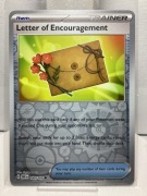 Pokémon TCG: Letter of Encouragement 189/197 Revers Holo OBF Obsydian Flame