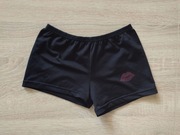 Cienkie czarne spodenki dziewczęce sportowe szorty 36 S / 38 M