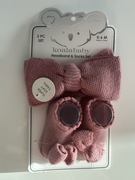 Zestaw dla niemowlęcia skarpetki i opaska miękkie