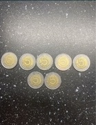 Zestaw monet 5 złotych - 100 lecie odzyskania niepodległości - 2018 komplet