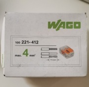 Szybkozłączka Wago 221-412 74 szt 