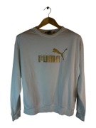 Bluza damska Puma biała duże logo m