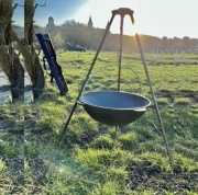 Kocioł żeliwny z pokrywką żeliwną azjatycką 15 L