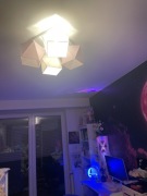 Lampa sufitowa Moderno E27 różowy