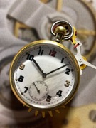 Stary zegarek kieszonkowy wojskowy Ww2 52mm cal.Record 