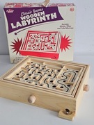 Labirynt z kulką drewniany gra zręcznościowa