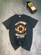 vintage schwarz t shirt zum rettungsring st pauli rap 90s og skate cotton