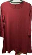 Bluzka tunika bordo M