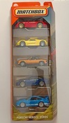 Matchbox Porsche Heroes zestaw 5 aut