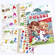Polski Alfabet – książeczka edukacyjna na rzepy i Polskie propisy