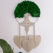 Drzewko szczęścia makrama chrobotek łapacz snów