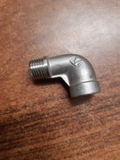 Kolano 90 nierdzewne 1/4" gw/gz