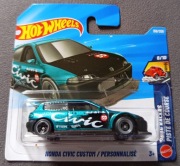 HOT WHEELS  .   HONDA  CIVIC  CUSTOM   .  autko resorówka