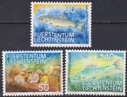 Znaczki Fauna Ryby 1987 z Liechtenstein