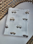 Pielucha muślinowa 50 x 75 cm autko pieluszka otulacz, kocyk