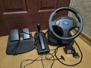 Retro vintage kierownica PC TWIN TURBO PC-004, zmiana biegów, wibracja