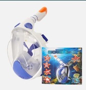 Pełnotwarzowa Maska Snorkel do nurkowania snorkelingu XS