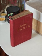 Baedeker Baedekers Paris Paryż wyd 16 1905 rok Francja przewodnik