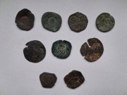 Hiszpania. Lot resellos / maravedis XVII w. Filip III, Filip IV, Karol II