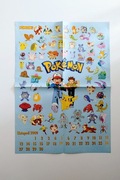 Plakat pokemon, pokemon nintendo, pokemon retro, pokemon tazo, pokemon